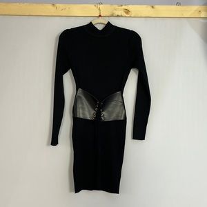 Say What Black Sweater Dress